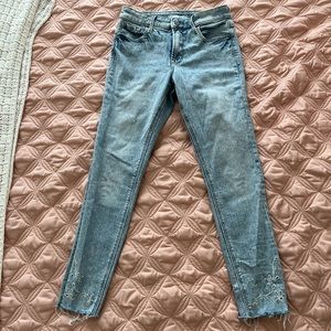 Embroidered Old Navy Jeans